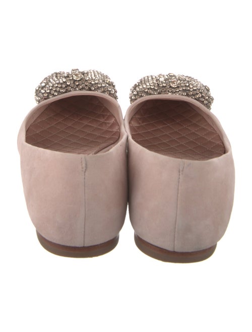 Tory Burch Suede Bow Accents Flats
