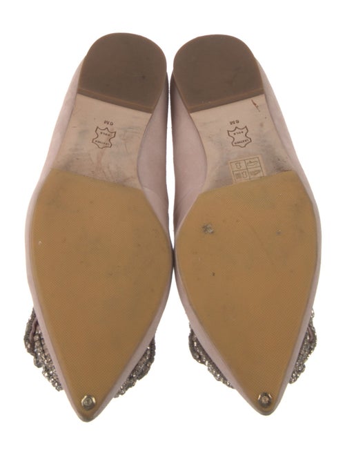 Tory Burch Suede Bow Accents Flats