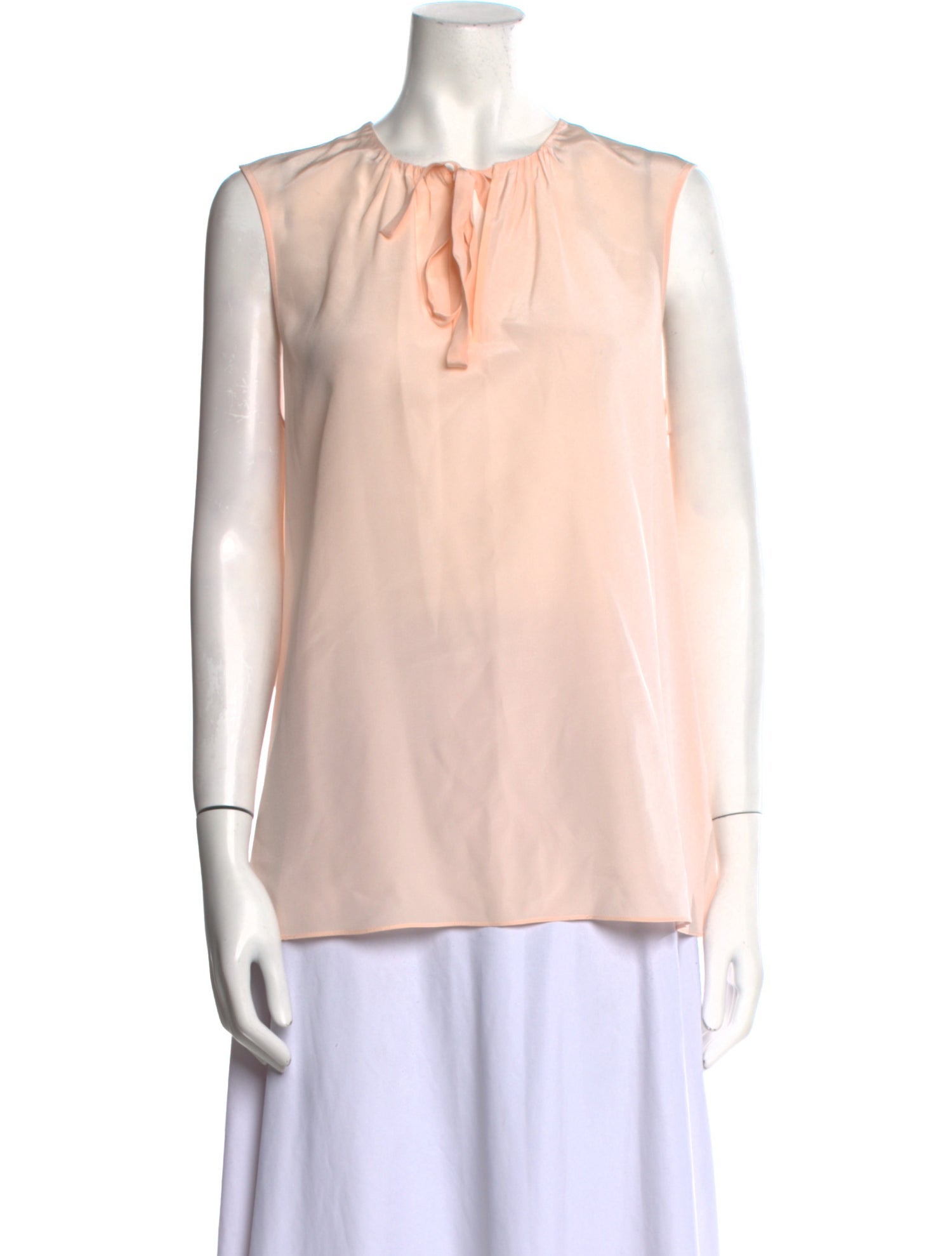 Tory Burch Silk Crew Neck Blouse