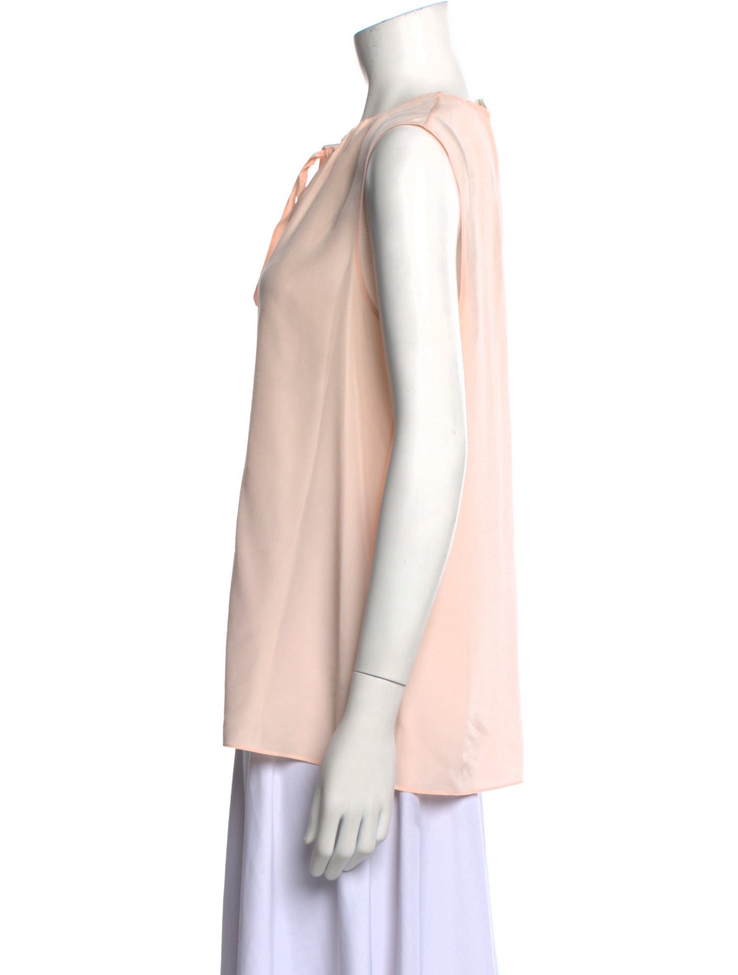 Tory Burch Silk Crew Neck Blouse