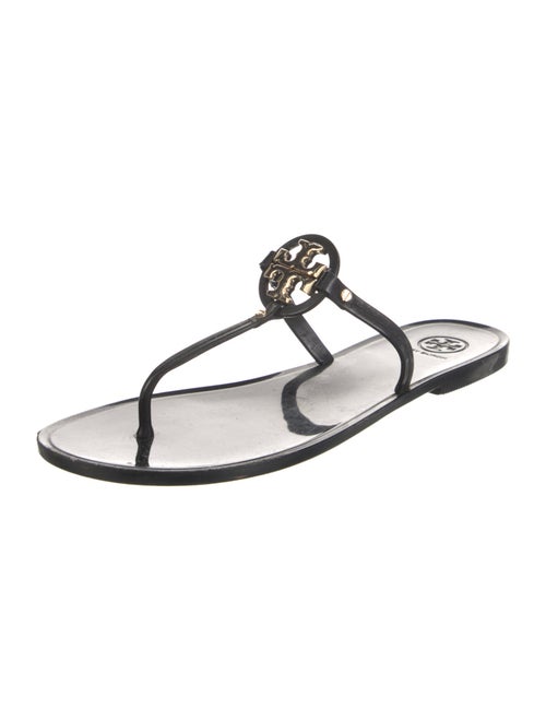 Tory Burch Patent Leather T-Strap Sandals