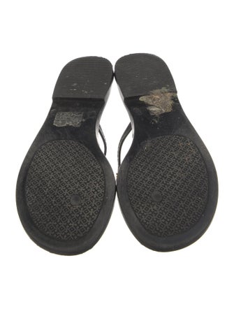 Tory Burch Patent Leather T-Strap Sandals