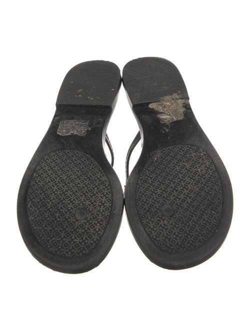 Tory Burch Patent Leather T-Strap Sandals