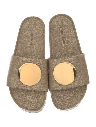 Tory Burch Leather Espadrilles