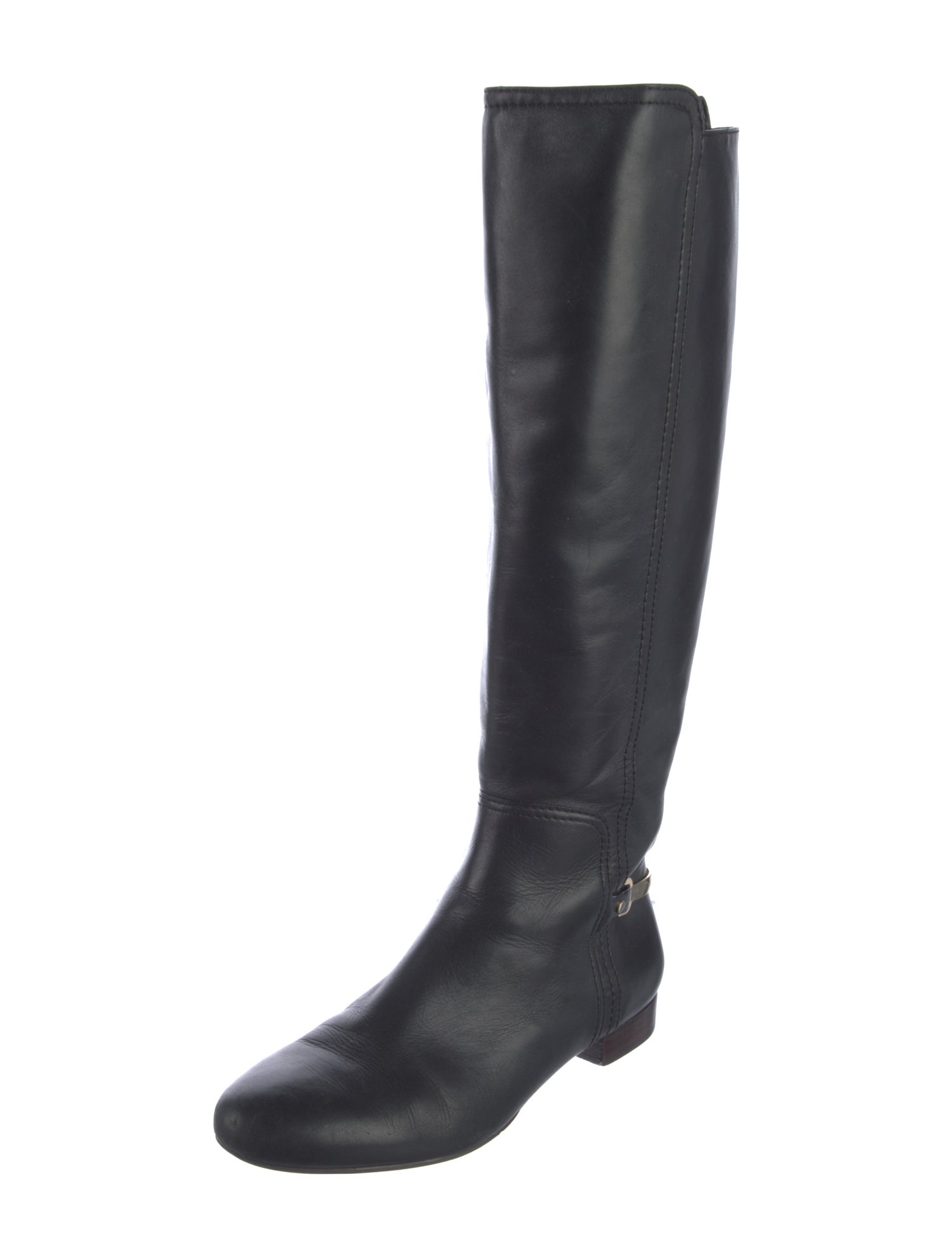 Tory Burch Leather Riding Boots
