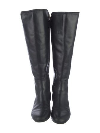 Tory Burch Leather Riding Boots