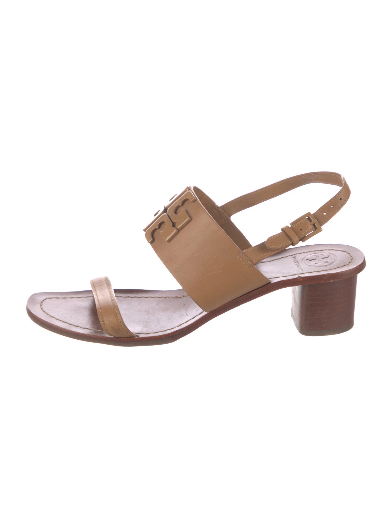 Tory Burch Leather Slingback Sandals