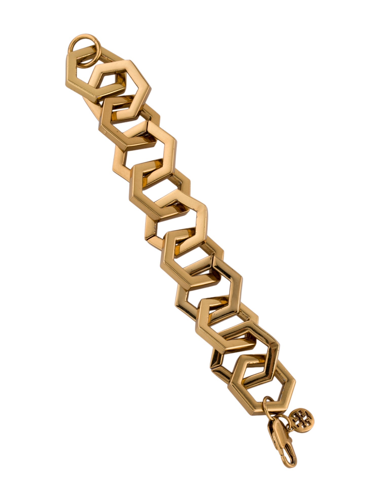 Tory Burch Hexagon Link Bracelet