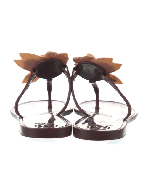 Tory Burch Rubber T-Strap Sandals