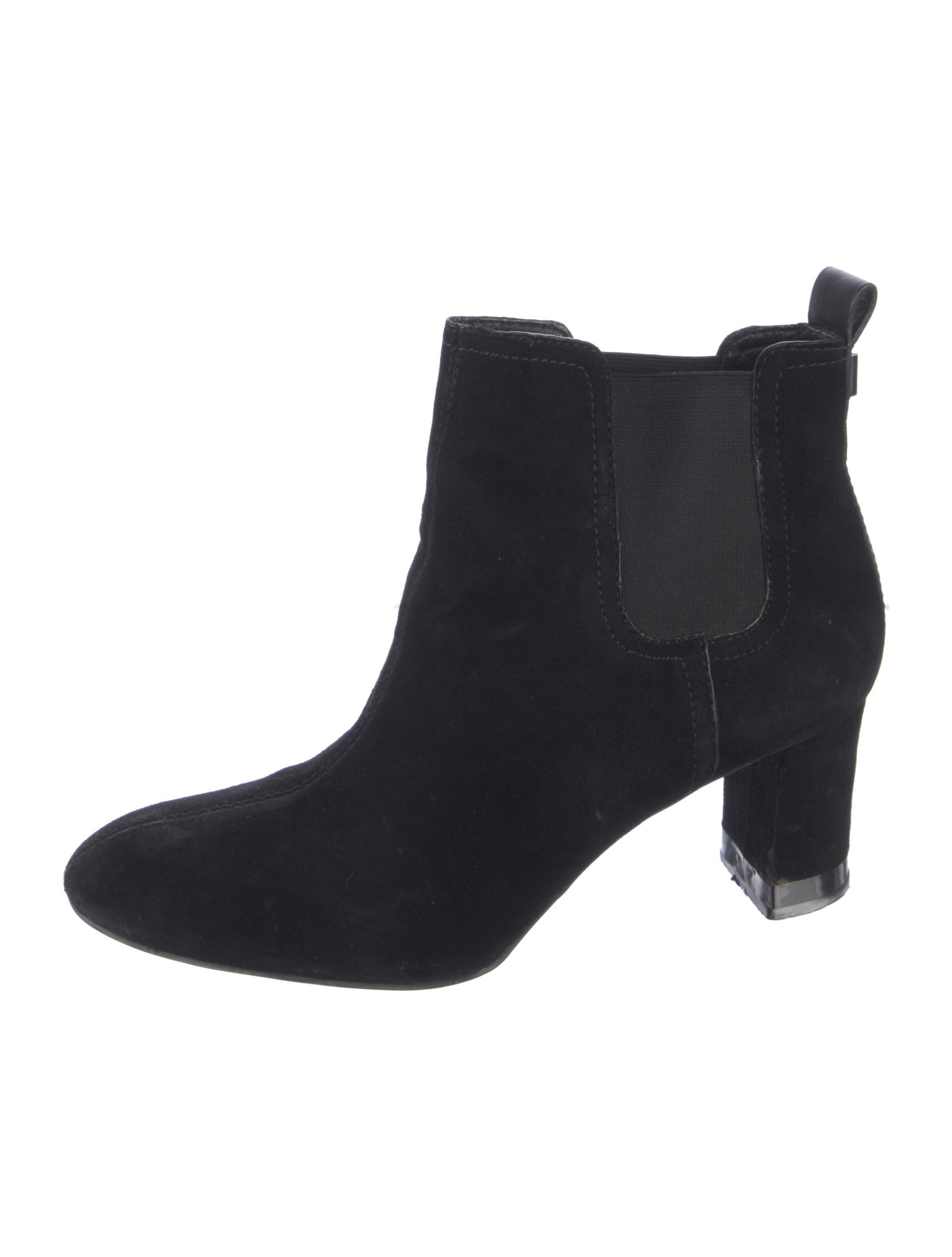 Tory Burch Suede Grosgrain Trim Chelsea Boots