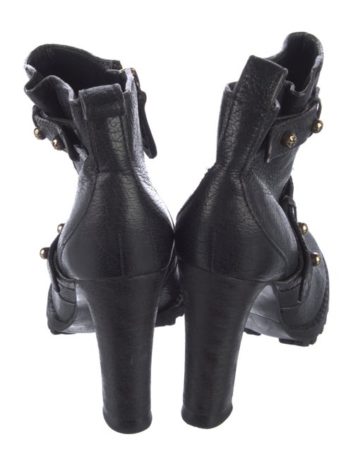 Tory Burch Leather Moto Boots