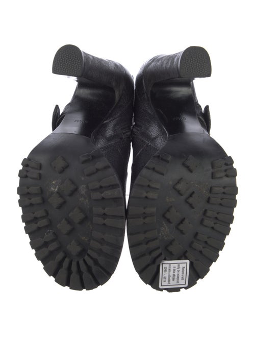 Tory Burch Leather Moto Boots