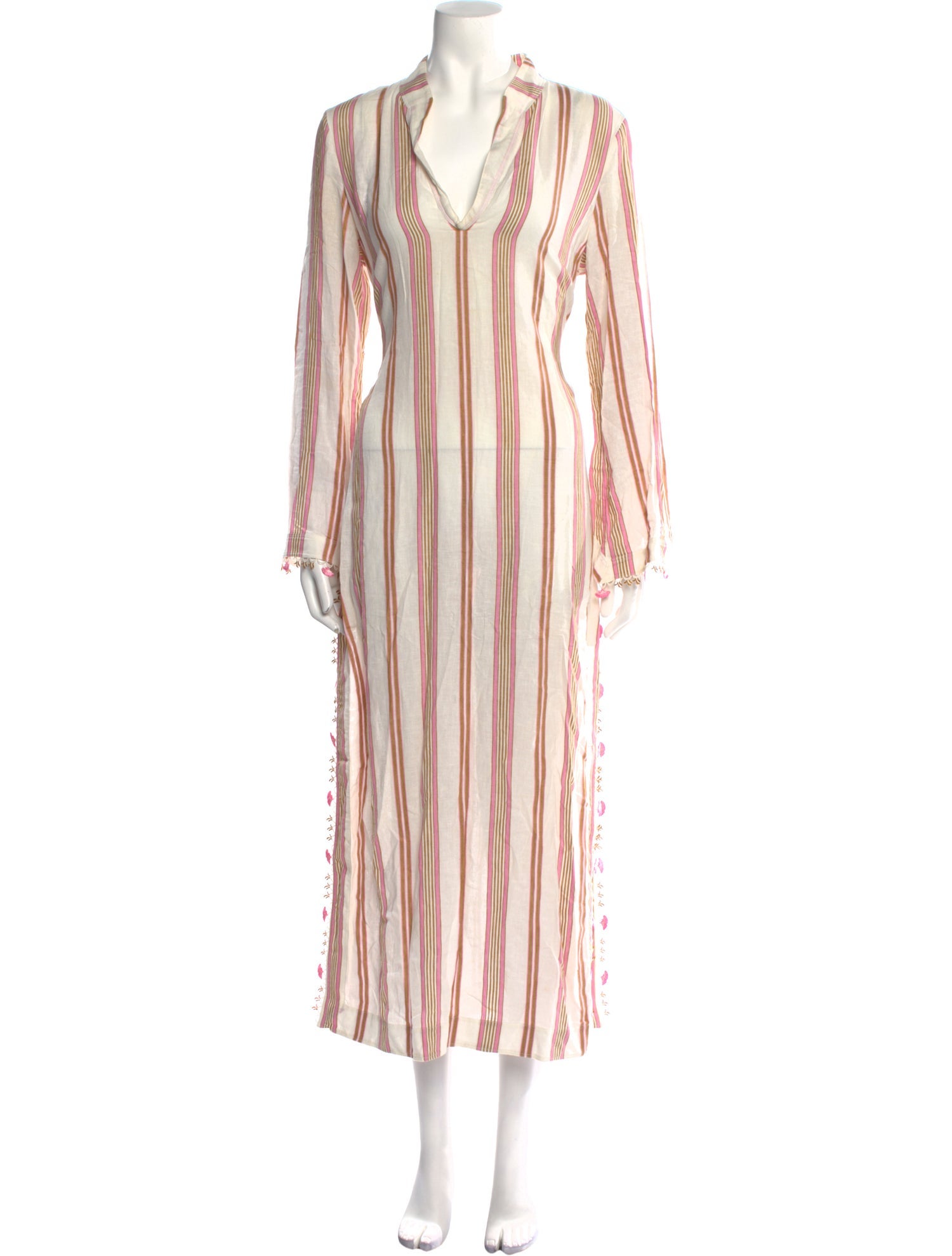 Tory Burch Striped Long Dress