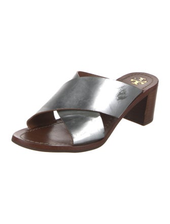 Tory Burch Leather Slides