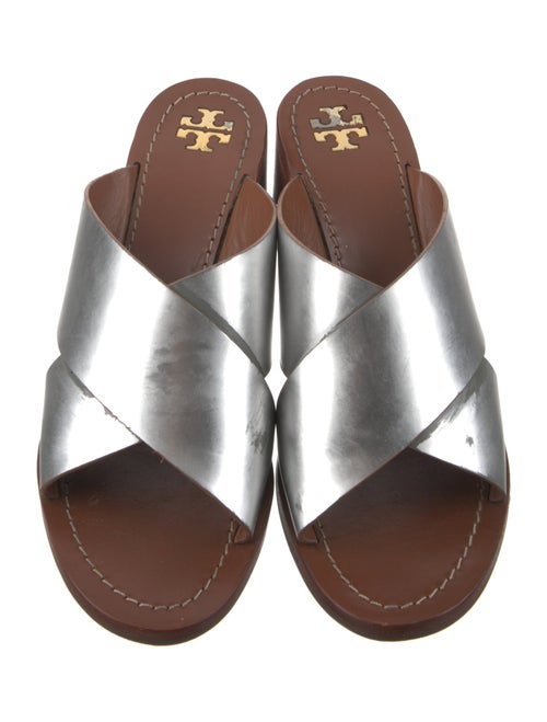 Tory Burch Leather Slides