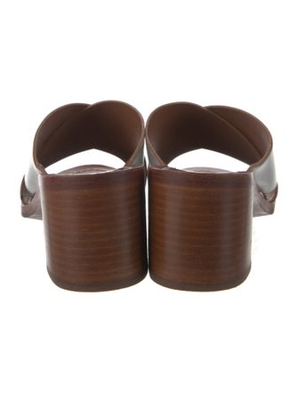 Tory Burch Leather Slides