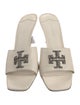 Tory Burch Patent Leather Bow Accents Slides