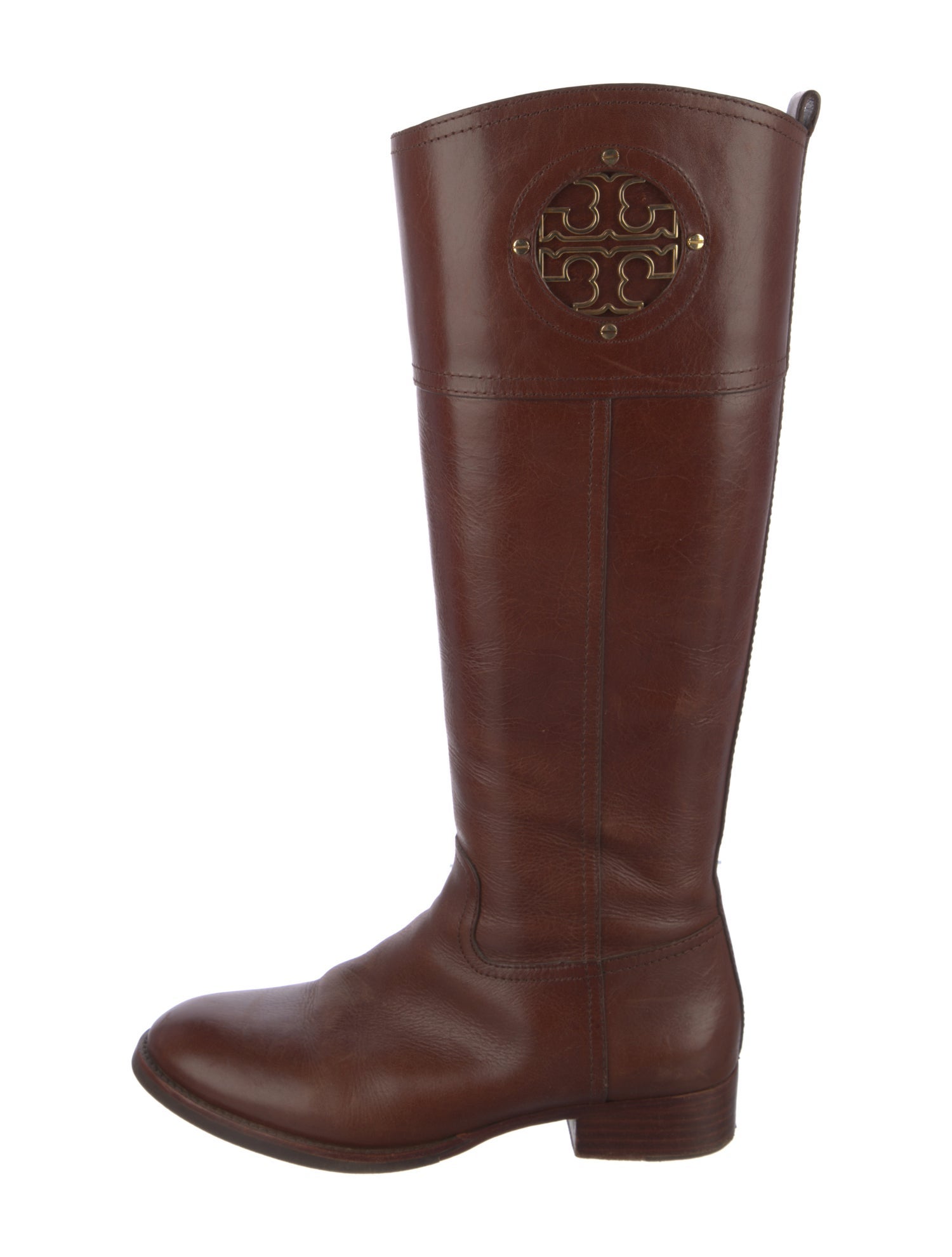 Tory Burch Leather Riding Boots