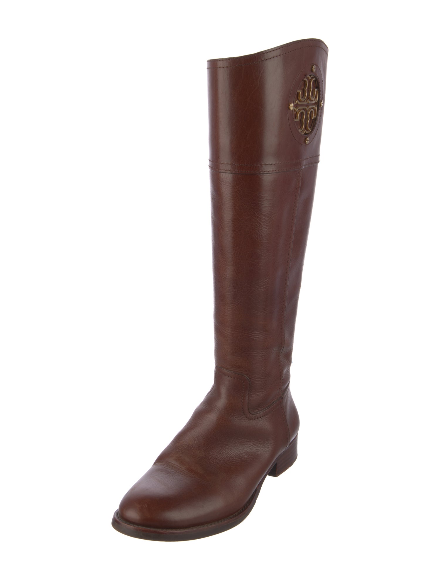 Tory Burch Leather Riding Boots