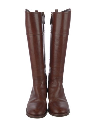 Tory Burch Leather Riding Boots