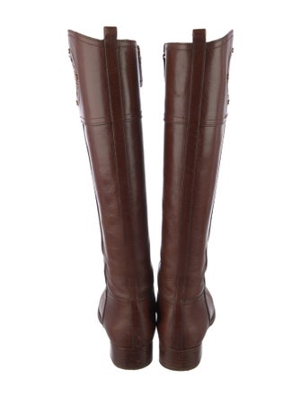 Tory Burch Leather Riding Boots