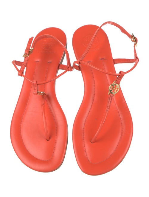 Tory Burch Leather T-Strap Sandals