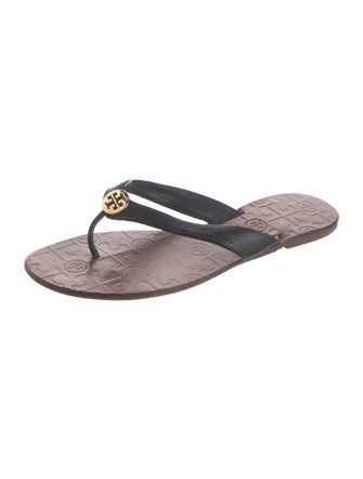 Tory Burch Leather Flip Flops