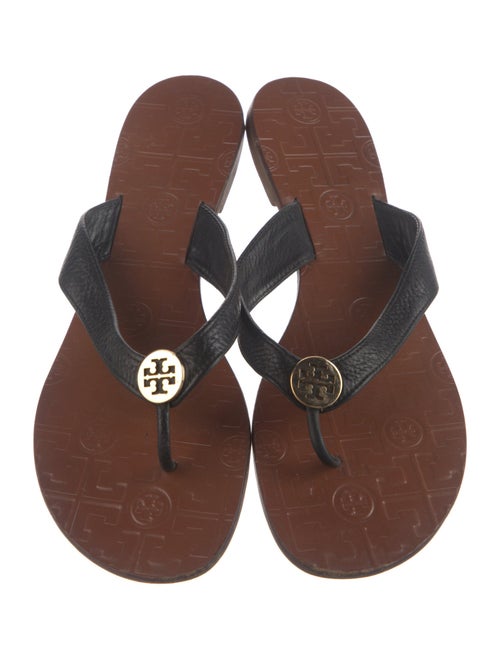 Tory Burch Leather Flip Flops