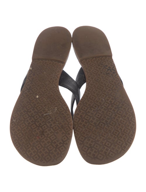 Tory Burch Leather Flip Flops