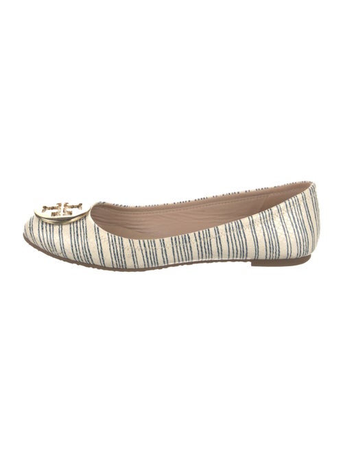 Tory Burch Leather Printed Ballet Flats