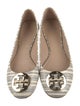 Tory Burch Leather Printed Ballet Flats