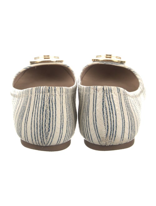 Tory Burch Leather Printed Ballet Flats
