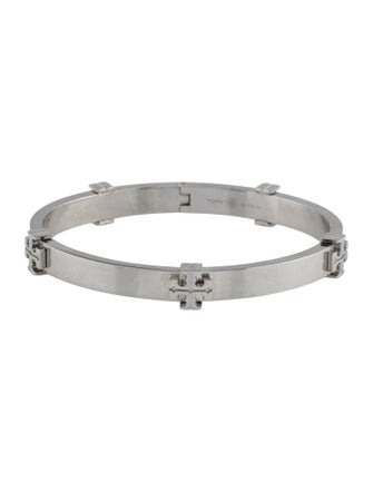 Tory Burch Logo Hinge Bangle Bracelet