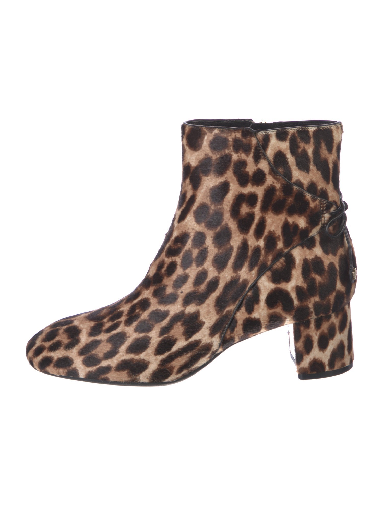Tory Burch Ponyhair Animal Print Boots