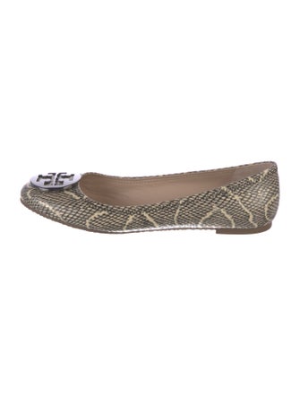 Tory Burch Leather Printed Flats