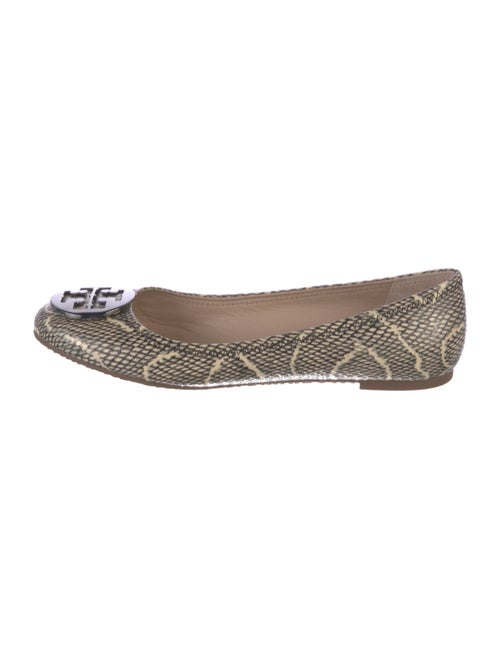 Tory Burch Leather Printed Flats