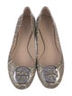 Tory Burch Leather Printed Flats