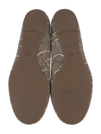 Tory Burch Leather Printed Flats