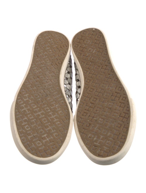 Tory Burch Leather Bow Accents Flats