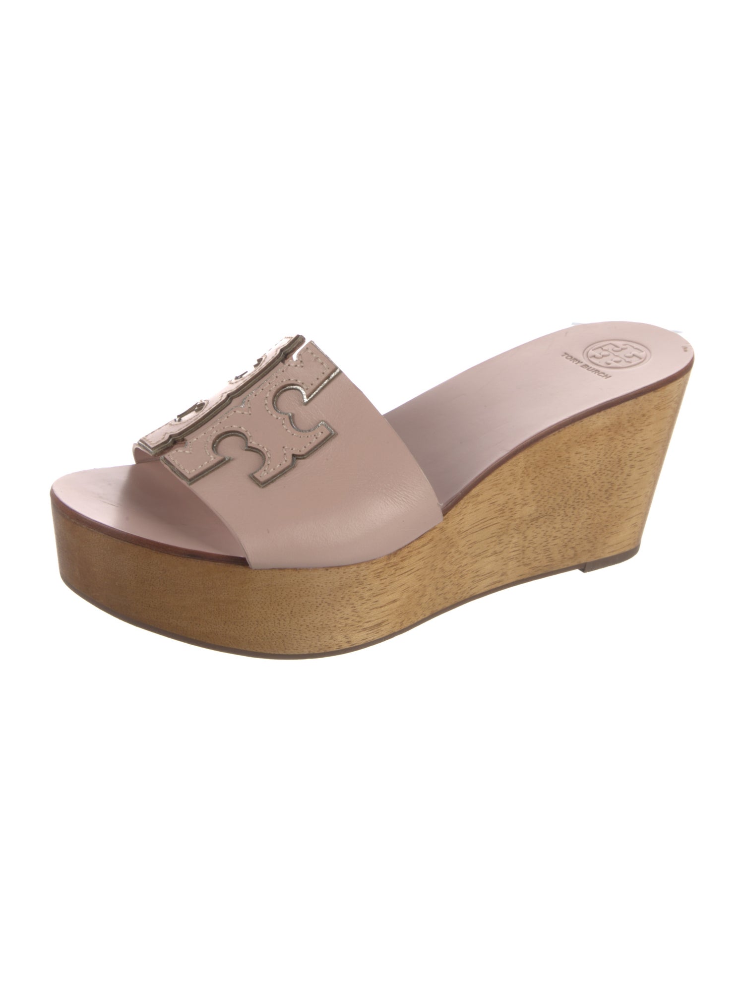 Tory Burch Leather Slides