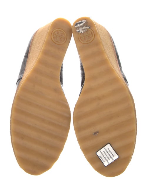 Tory Burch Leather Fur Trim Lace-Up Boots