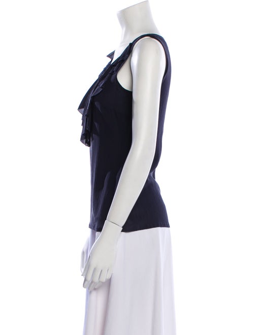 Tory Burch Silk Scoop Neck Top