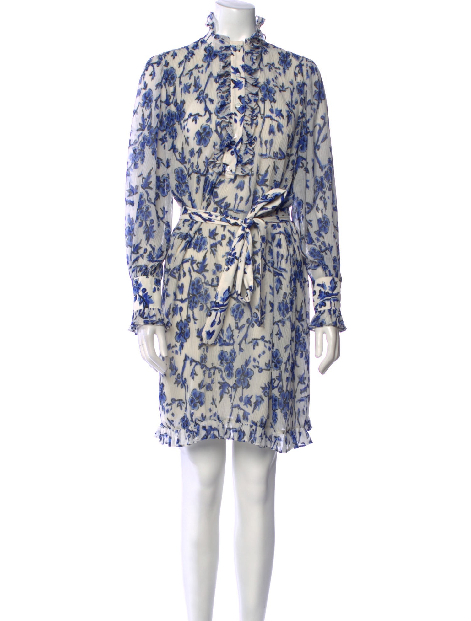 Tory Burch Floral Print Knee-Length Dress
