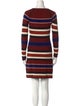 Tory Burch Striped Mini Dress