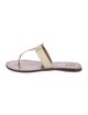 Tory Burch Leather Slides