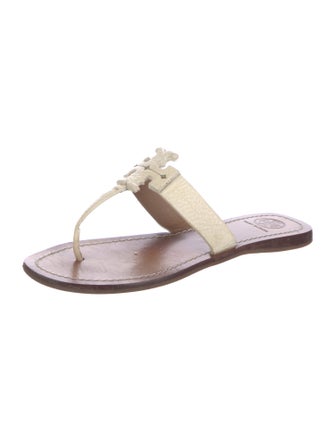 Tory Burch Leather Slides