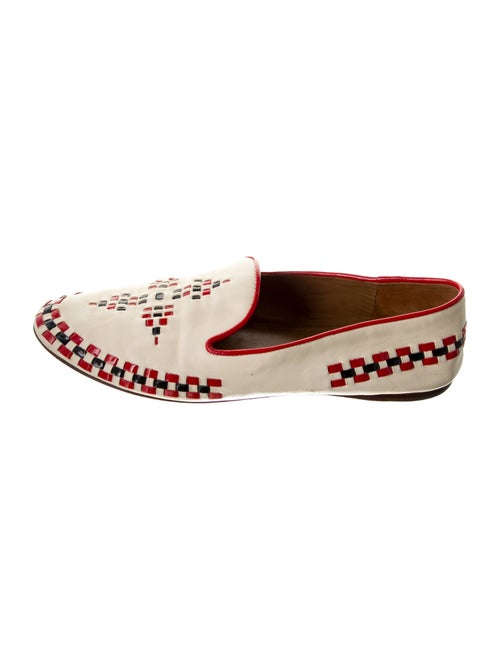 Tory Burch Leather Printed Loafers