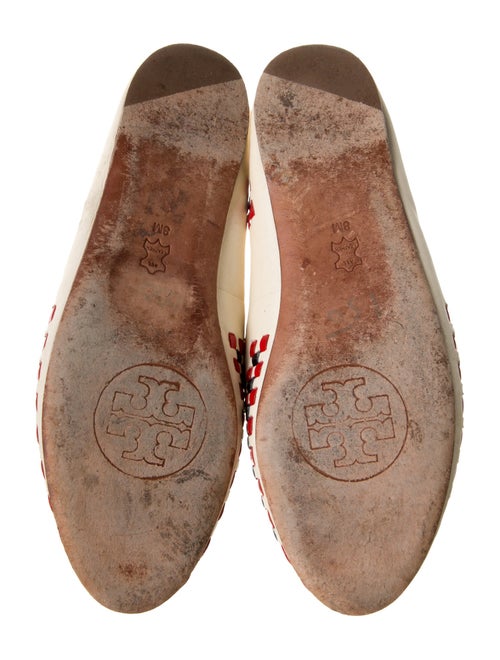 Tory Burch Leather Printed Loafers