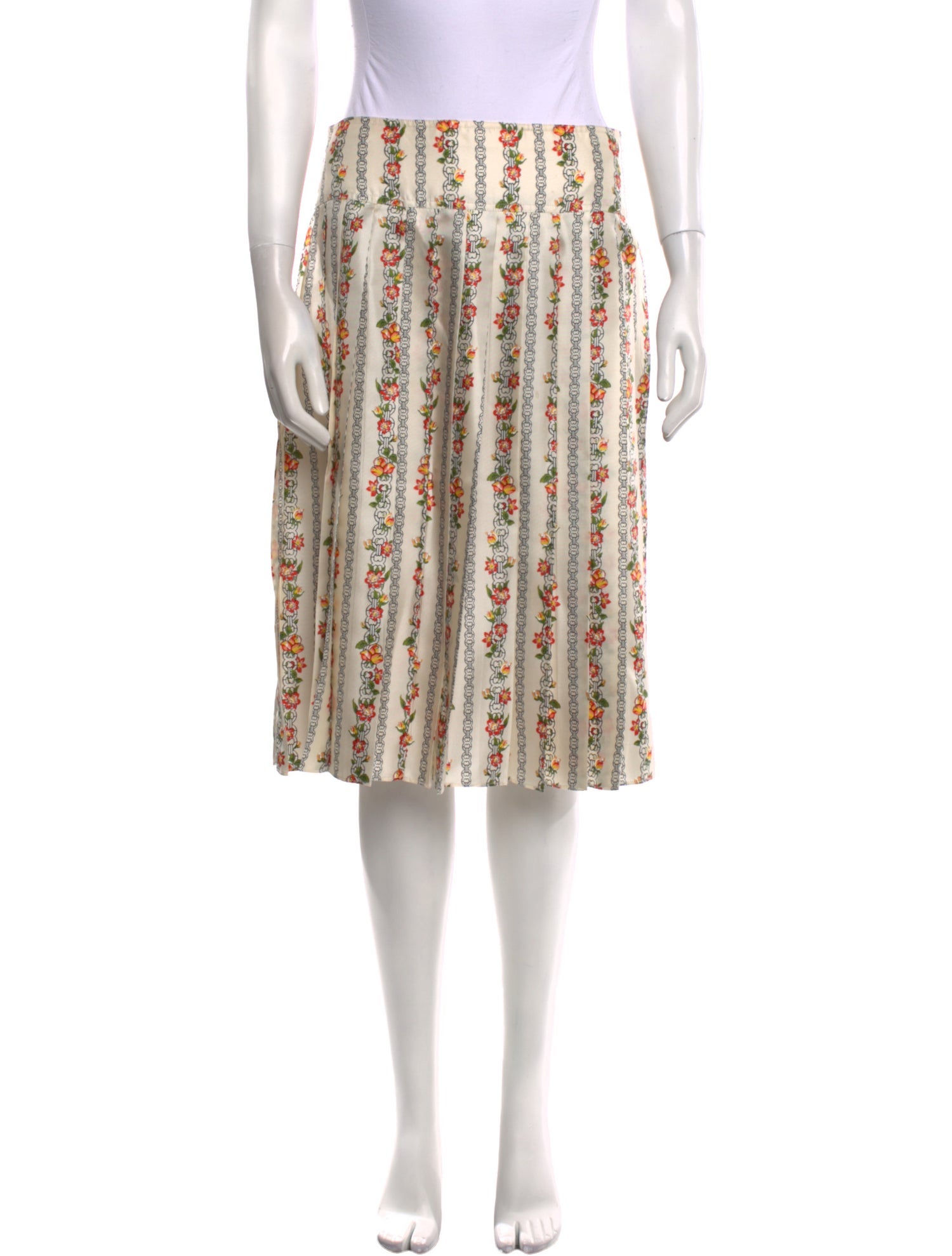 Tory Burch Silk Knee-Length Skirt