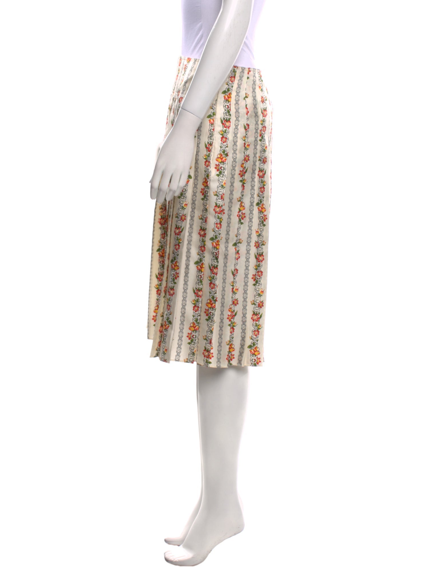 Tory Burch Silk Knee-Length Skirt